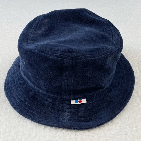 RUSSELL ATHLETIC • Navy Blue Terrorbird Media Terry Cloth Bucket Hat - Picture 2 of 16